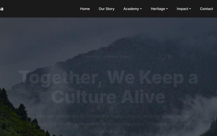 Homepage of Duggar Virsa