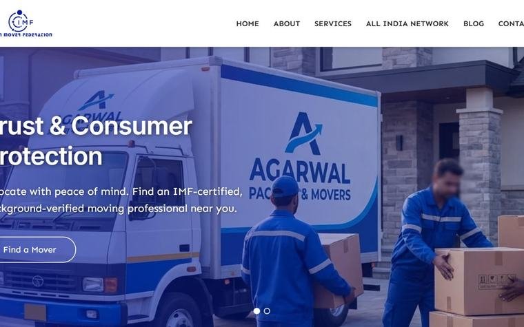 Homepage of Indian Mover Federation
